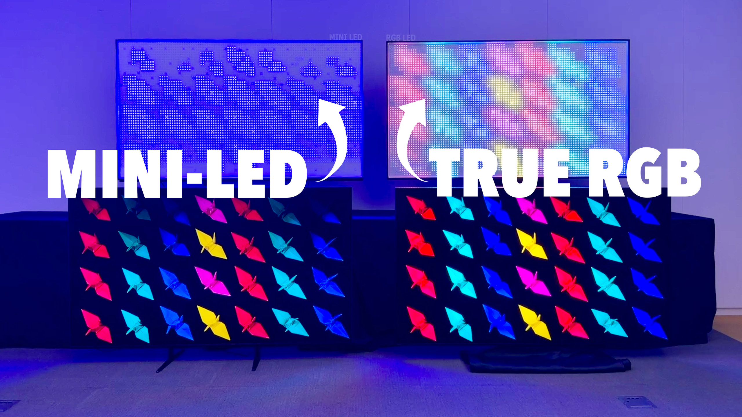 True RGB ve Mini LED Teknolojisi