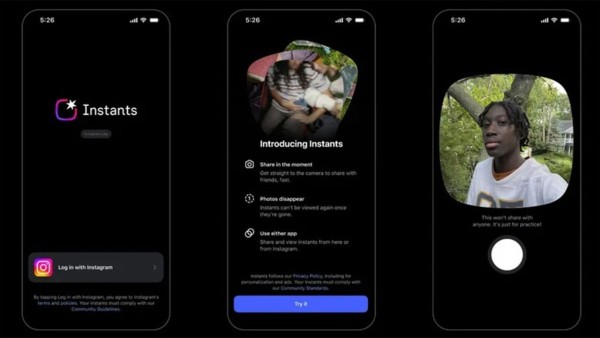 Instagram, "Instants" ile Anlık Paylaşımlar Coşkusunu Artırıyor