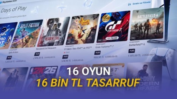 Days of Play İndirimleri ile PlayStation'da Oyun Fırsatları