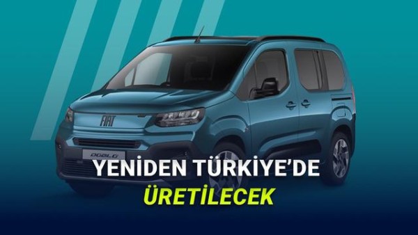 Fiat Doblo Yeniden Üretim Bandında: Satışlar İkiye Katlandı