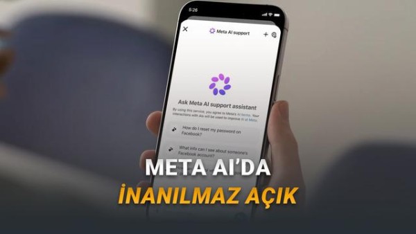 Meta'nın Yapay Zeka Botunda Büyük Güvenlik Açığı