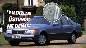 Mercedes'in klasik modellerinde "yıldızları üstünde" ifadesi orijinalliği gösteriyor