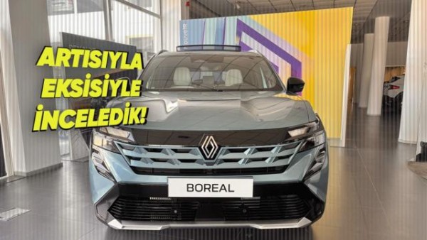 Renault Boreal, 1,3 lt motor ve 586 lt bagajla 2,19 milyon TL’den satışta