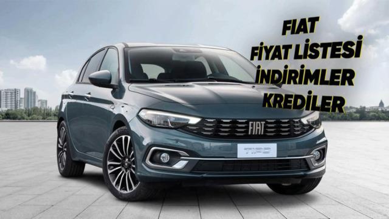 Fiat 2026 model Egea ve elektrikli araçlarda 0 faizli kredi ve 9 bin TL şarj hediyesi sunuyor