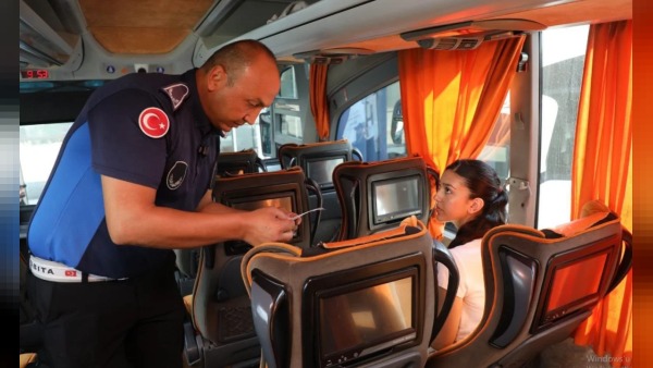 Hatay’da HBB zabıtaları terminal ve taksilere yönelik denetim yaptı