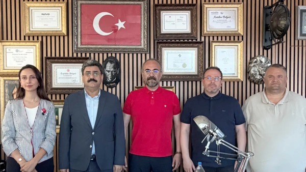 AK Parti Sivas heyeti, M. Erdem Tokuş’u ziyaret etti