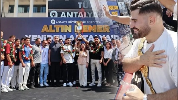 Erkan Taş Kırkpınar’da altın kemeri kazandı: Antalya’da coşkuyla karşılandı