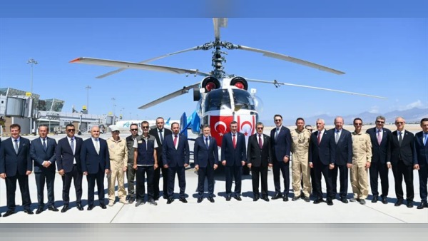 KKTC’de yangın helikopteri 2,5 ton su kapasitesiyle görev yapacak