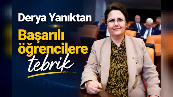 Derya Yanık, Osmaniyeli LGS Türkiye birincilerini 500 tam puanla kutladı