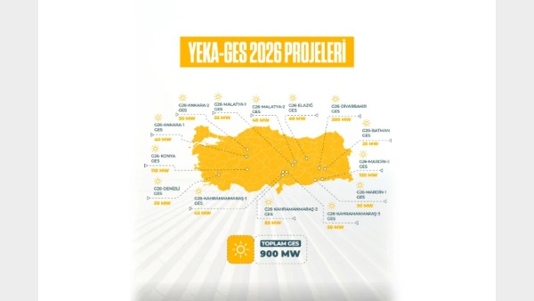 YEKA yarışmaları Resmî Gazete’de: 21 ilanda toplam 2.400 MW kapasite