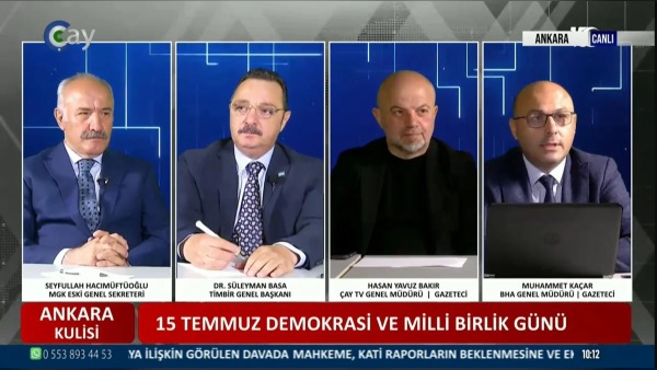 Çay TV programında 15 Temmuz vurgusu: “darbe” değil “işgal” etkisi