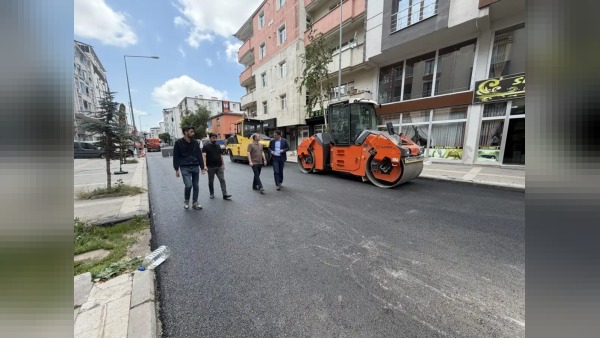 Kars Valisi Ziya Polat sahada yol yapım çalışmalarının son durumunu izledi