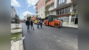 Kars Valisi Ziya Polat sahada yol yapım çalışmalarının son durumunu izledi