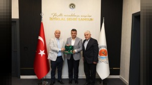 Türkiye Karate Federasyonu Samsun’da şampiyona öncesi Halit Doğan’ı ziyaret etti
