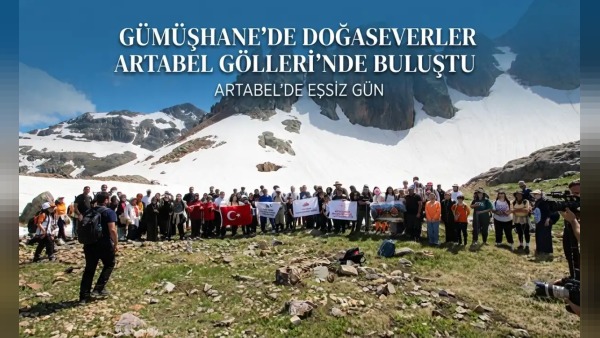 Artabel Doğa ve Dağcılık Spor Kulübü 95 kişiyle doğa yürüyüşü yaptı