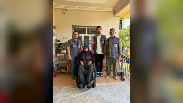 Şanlıurfa’da İyilik Hareketi, ortopedik engelli kadının yardım talebini karşıladı