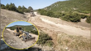 Aydoğmuş’ta Akdağ mevkisi için yangın yolu çalışmaları: Hızlı müdahale hedefi