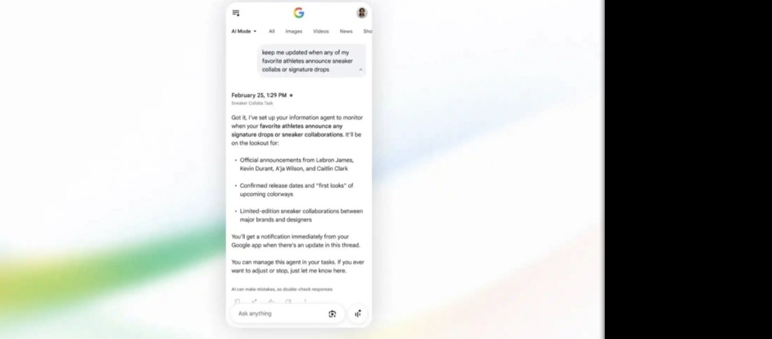 Google, AI Ultra Abonelerine Search Agents Özelliğini Sunmaya Başladı
