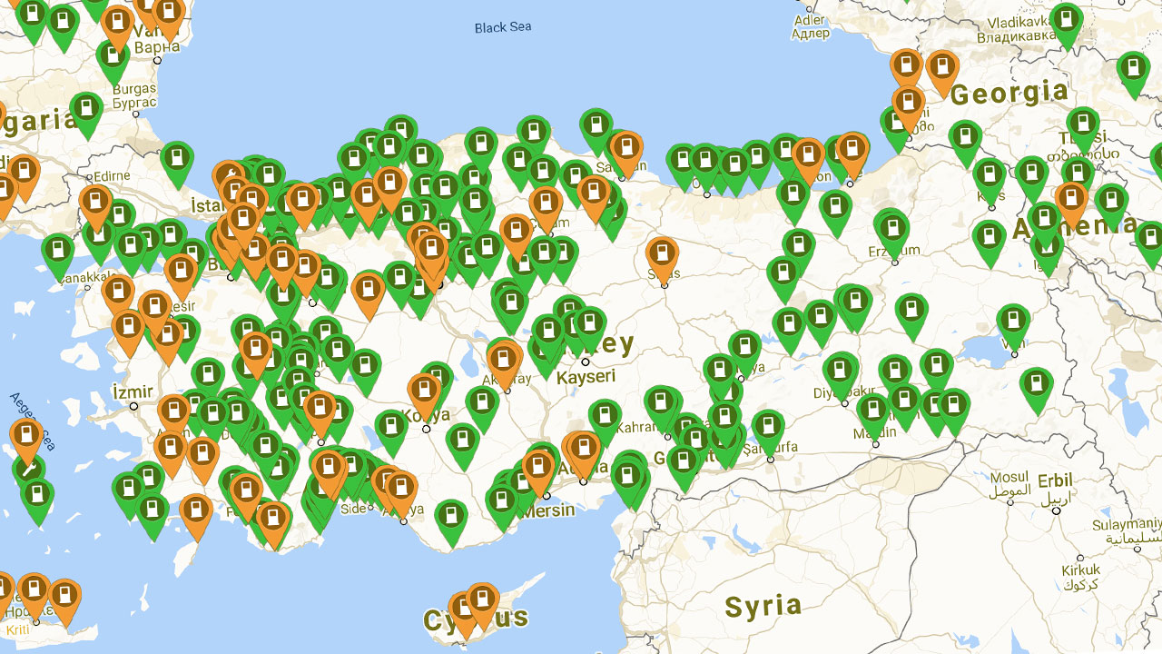 Türkiye'deki Elektrikli Araç İstasyon Sayısı?